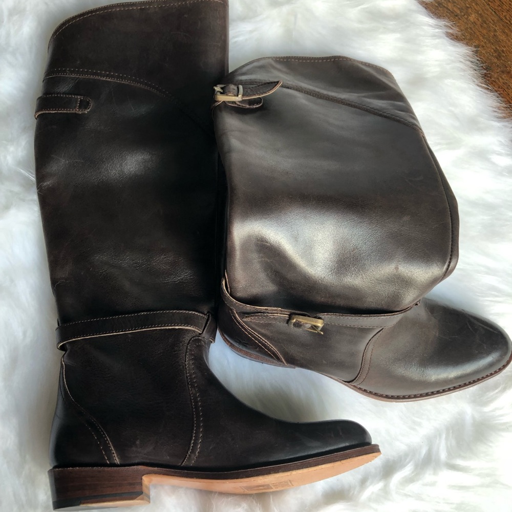 Frye Leather Riding Boots - Picture 6 of 7